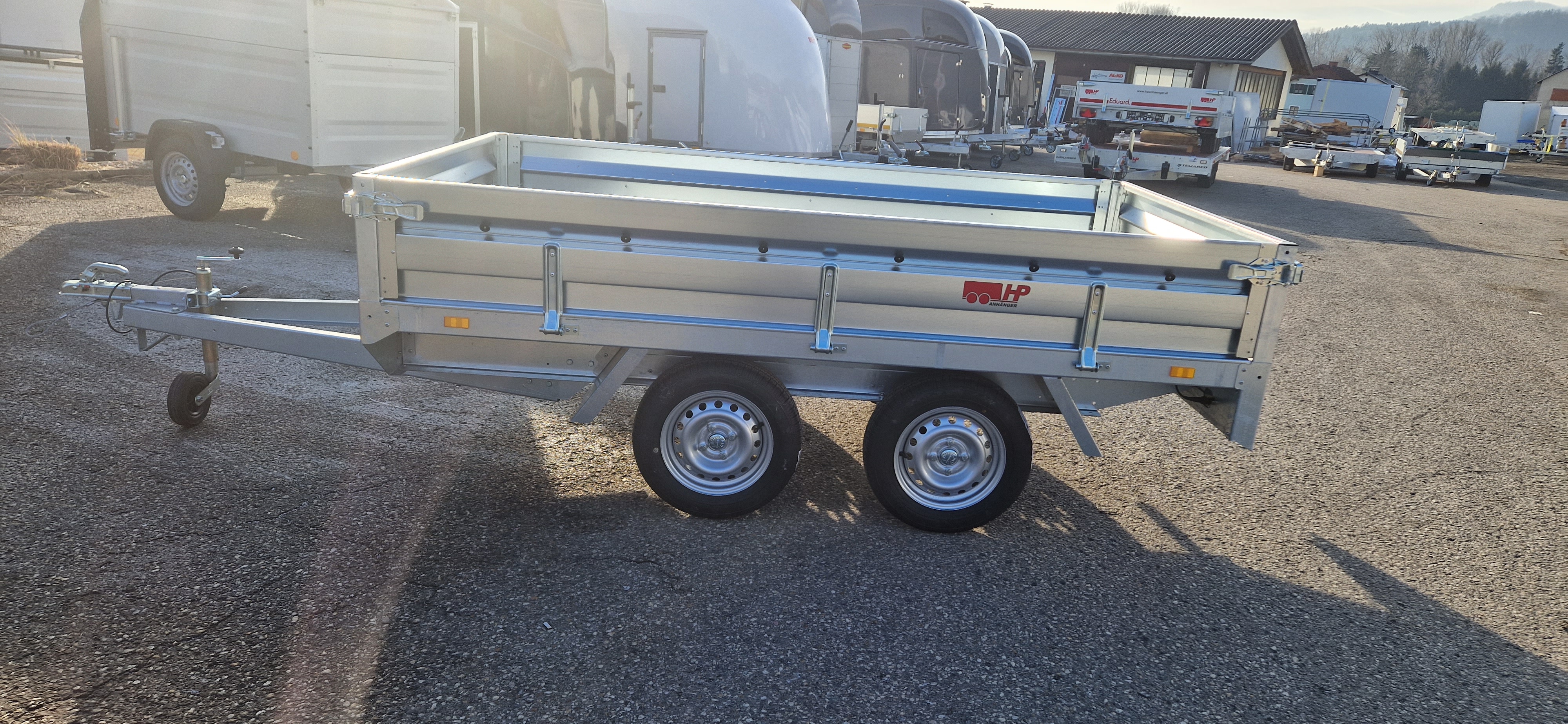 PKW-Anhänger, Tandemanhänger, HP 752715/2 LH Hochlader Tandem ungebremst 750 kg, 2650 x 1500 x 350 mm